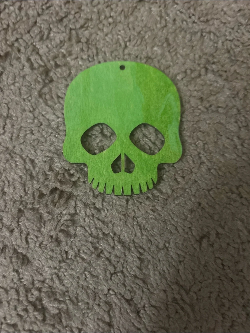 Green Skull Party Hanging Decor - Home Party Supplies